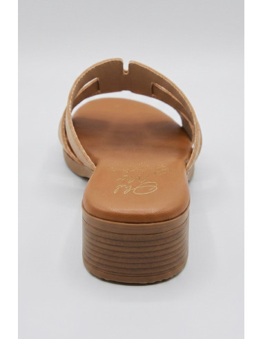 Oh! My Sandals ciabatta con fascia incrociata 5880 [e9d6fa0e]