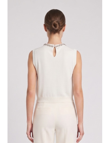 Fresh Flower gilet in misto viscosa FD489 [ce072b79]