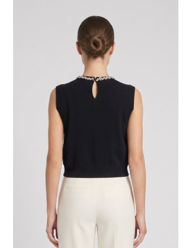 Fresh Flower gilet in misto viscosa FD489 [e50593f5]