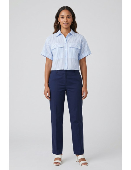 Celye camicia rigata SS26C0603 [419c30b7]