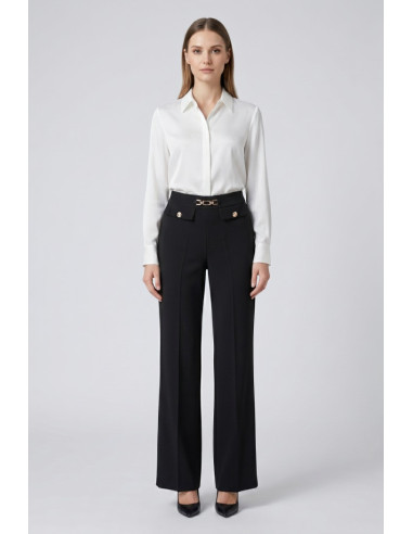 Fly Girl pantalone in tessuto stretch 31317/01 [2b51da3d]