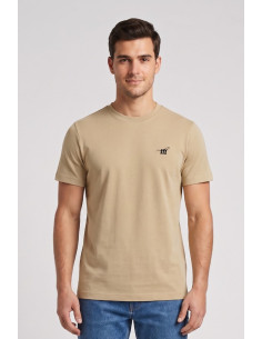 Henry Cotton's t-shirt in piquet con logo ricamato TS616040 [bef60c45]