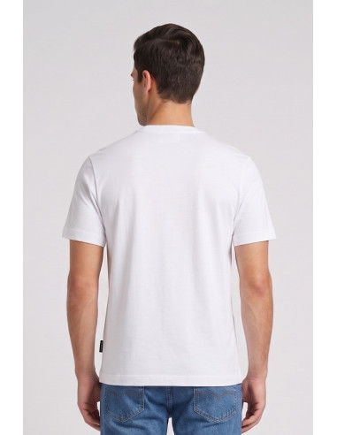 Henry Cotton's t-shirt in piquet con logo ricamato TS616040 [4306e841]