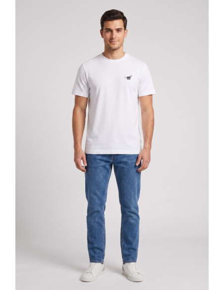 Henry Cotton's t-shirt in piquet con logo ricamato TS616040 [f41b2945]