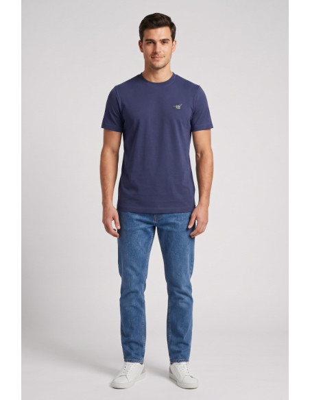 Henry Cotton's t-shirt in piquet con logo ricamato TS616040 [6f059343]