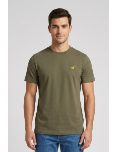 Henry Cotton's t-shirt in piquet con logo ricamato TS616040 [fb46c3a9]