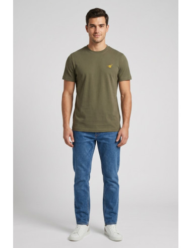 Henry Cotton's t-shirt in piquet con logo ricamato TS616040 [957d41a0]