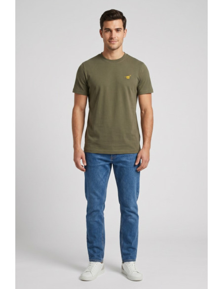 Henry Cotton's t-shirt in piquet con logo ricamato TS616040 [957d41a0]