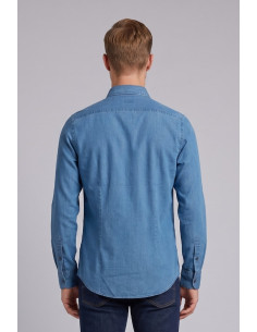 Henry Cotton's camicia in denim di cotone TIAGO [545b46d0] 2