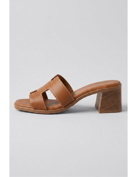 Oh! My Sandals ciabatta con fascia sagomata e tacco largo 5900 [ea15656d]