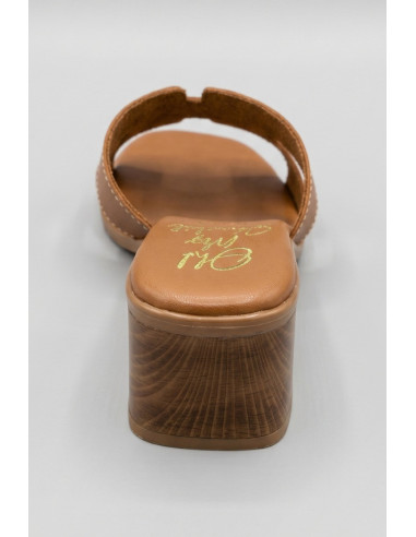 Oh! My Sandals ciabatta con fascia sagomata e tacco largo 5900 [5858e377]