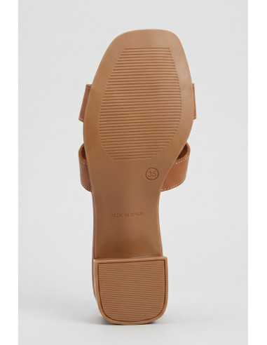 Oh! My Sandals ciabatta con fascia sagomata e tacco largo 5900 [ef452273]