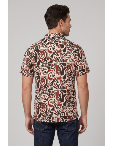 Markup camicia in misto lino e viscosa MK1930072 [43128f1c]