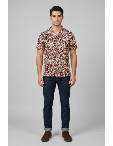 Markup camicia in misto lino e viscosa MK1930072 [f40f4e18]
