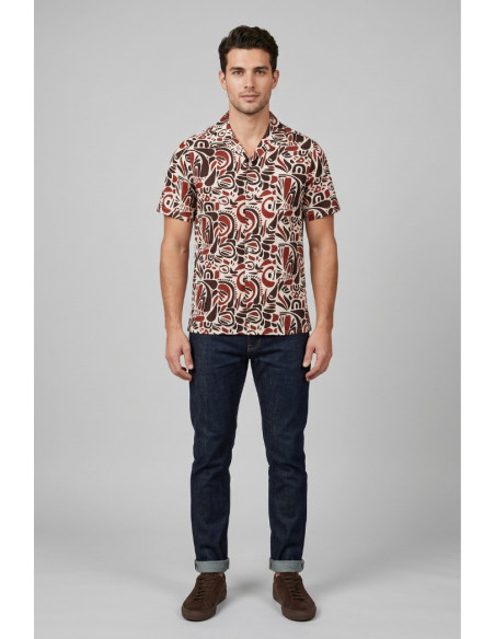 Markup camicia in misto lino e viscosa MK1930072 [f40f4e18]