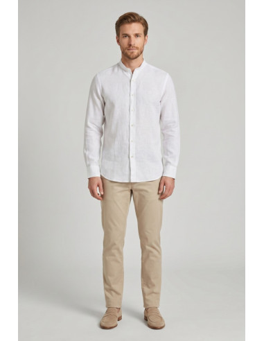 Henry Cotton's camicia coreana in lino KAI [f4750c74]