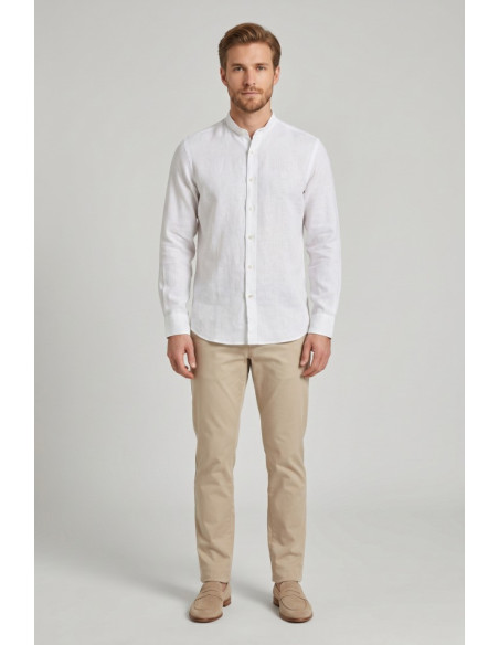 Henry Cotton's camicia coreana in lino KAI [f4750c74]