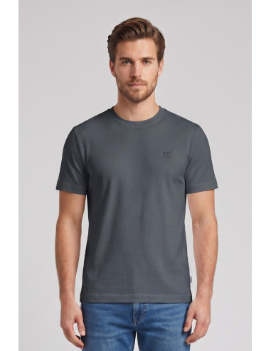 Henry Cotton's t-shirt in jersey di cotone stretch TS616041 [f9ed5f5e]