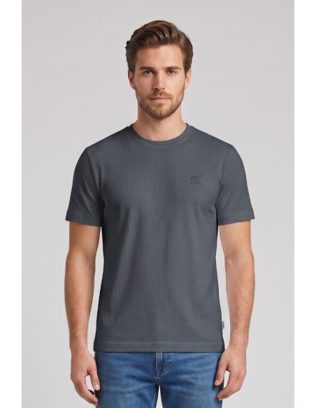 Henry Cotton's t-shirt in jersey di cotone stretch TS616041 [f9ed5f5e]