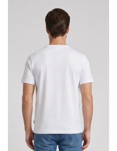 Henry Cotton's t-shirt in jersey di cotone stretch TS616041 [0218233b] 2