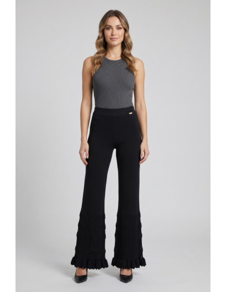 Influencer pantalone in viscosa stretch 05J7754 [5b2d6981]