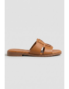 Oh! My Sandals ciabatta con fascia intrecciata 5823 [39eae2d3]