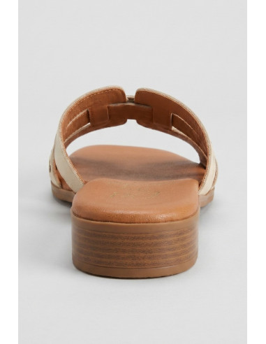 Oh! My Sandals ciabatta con fascia incrociata 5880 [9b818496]