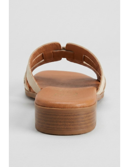 Oh! My Sandals ciabatta con fascia incrociata 5880 [9b818496]