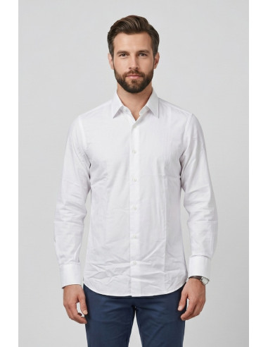 Vipa Camiceria camicia tailor fit in cotone TWILL [d3515514]