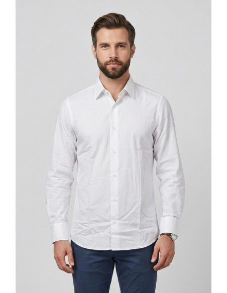 Vipa Camiceria camicia tailor fit in cotone TWILL [d3515514]