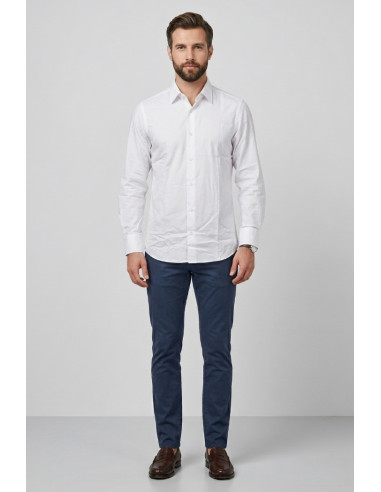 Vipa Camiceria camicia tailor fit in cotone TWILL [bd6ad71d]