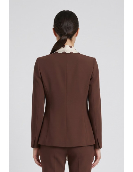 GM by Gai Mattiolo giacca con foulard a pois GM3703 [9768a461]