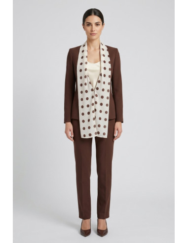 GM by Gai Mattiolo giacca con foulard a pois GM3703 [20756565]