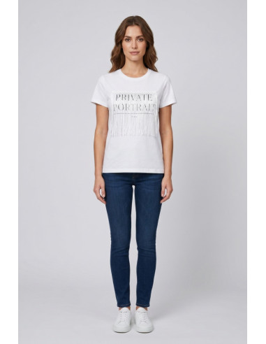 Influencer t-shirt in cotone stretch 05G0527 [194aae59]