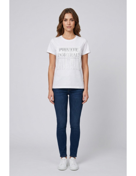 Influencer t-shirt in cotone stretch 05G0527 [194aae59]