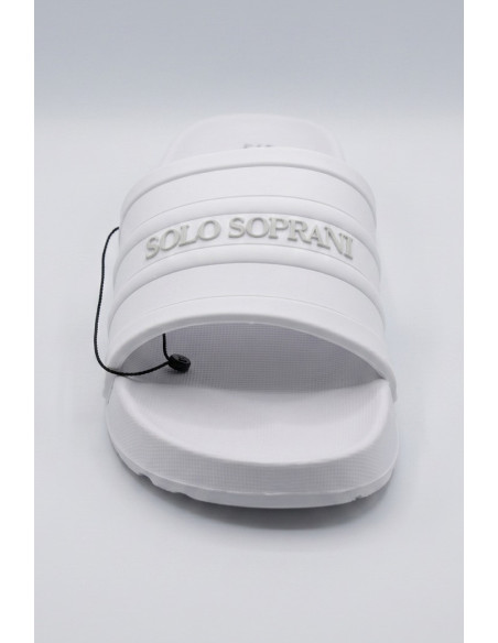 Solo Soprani ciabatta con maxi fascia logata SSM519N03 [c650aa48]