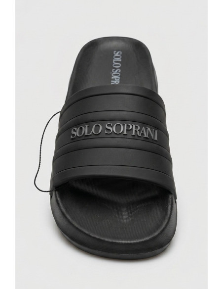 Solo Soprani ciabatta con maxi fascia logata SSM519N03 [ed5212c4]