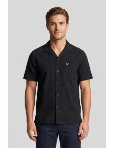 Lyle & Scott camicia mezza manica in seersucker Crinkle Resort SW2409V [2b108f06]