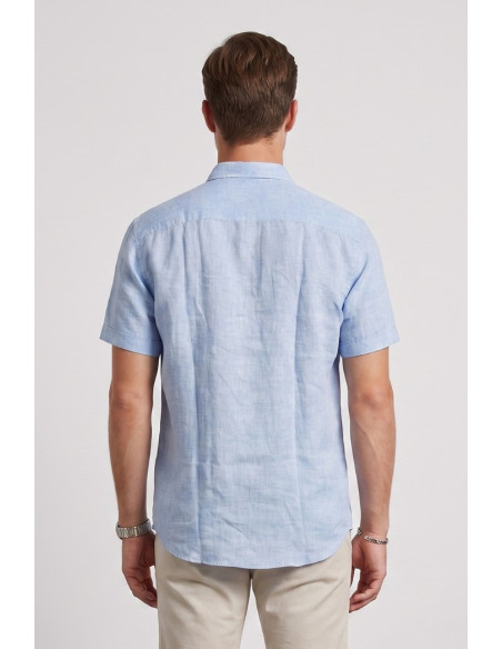 North Sails camicia mezza manica in lino 664439 [8d2a47d2]