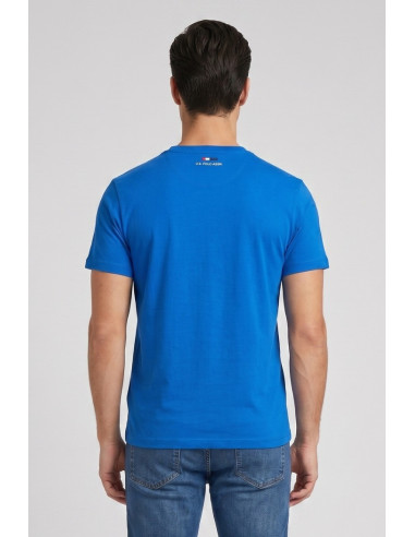 US Polo ASSN t-shirt in cotone con logo ricamato Luca US43154001 [320eac8a]