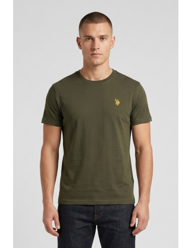 US Polo ASSN t-shirt in cotone con logo ricamato Luca US43154001 [1dc1131d]
