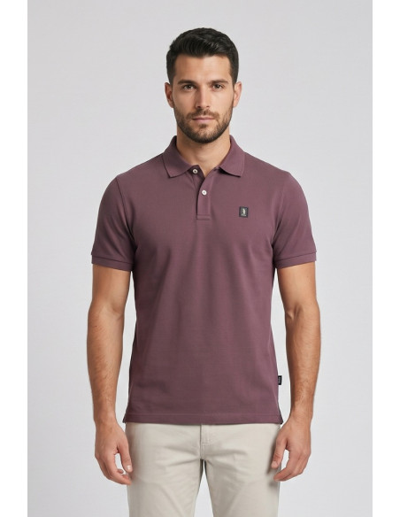 Refrigue polo in piquet di cotone stretch R5013M261 [5ef3dbc0]