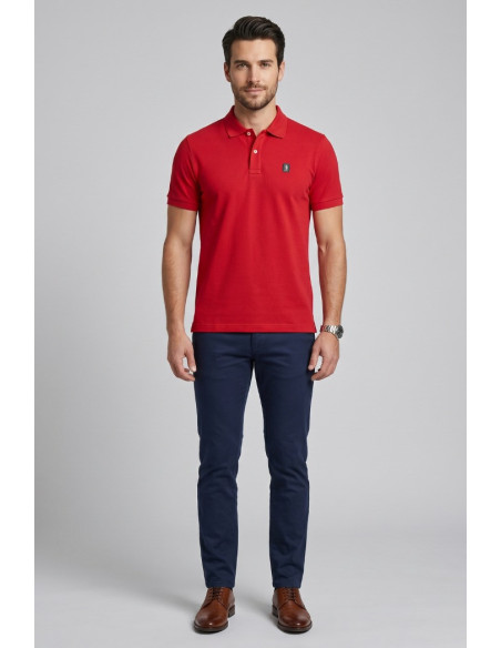 Refrigue polo in piquet di cotone stretch R5013M261 [d80c33d1]