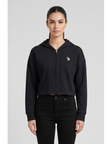 US Polo ASSN felpa in tessuto stretch con cappuccio US43362003 [ac21f0e4]
