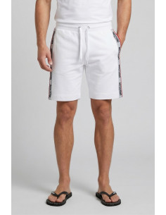 Moschino bermuda in cotone stretch con bande logate V1A6885-4409 [19555900]