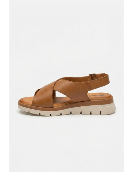Riposella sandalo in pelle con fascia incrociata BRUNA-WC00BX [10110176]