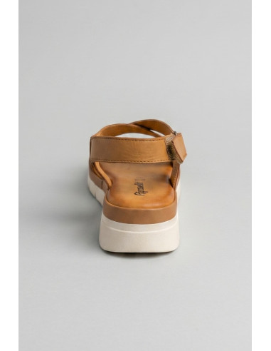 Riposella sandalo in pelle con fascia incrociata BRUNA-WC00BX [a25c876c]