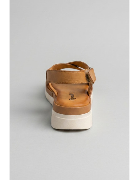 Riposella sandalo in pelle con fascia incrociata BRUNA-WC00BX [a25c876c]