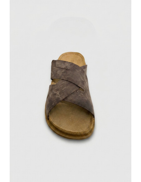 Riposella ciabatta con fascia incrociata ILARIO-MC00BX [ed907d67]