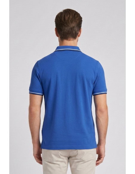 Guy polo in piquet di cotone Cabrio717t-pc M49902 [79b87a82]